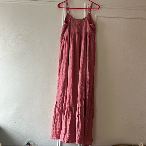 Sim & Sam pink Boho Maxi Rayon Dress Size Small - Picture 3 of 12